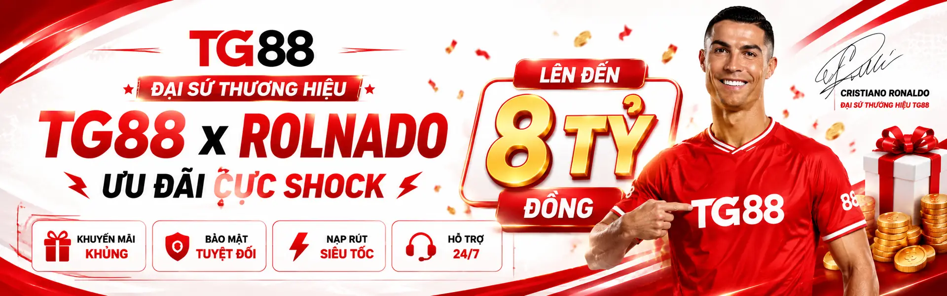 banner Đại sứ thương hiệu TG88 x Rolnado