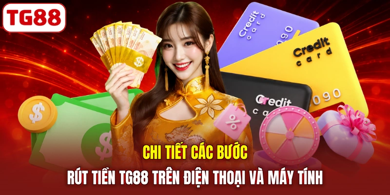 Chi tiết các bước rút tiền TG88 trên điện thoại và máy tính