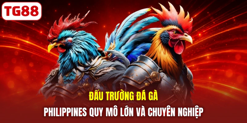 Đấu trường đá gà Philippines quy mô lớn và chuyên nghiệp
