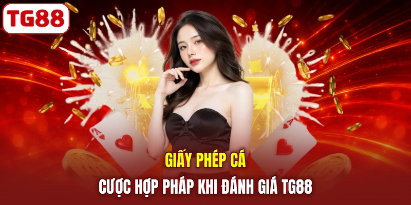 Giấy phép cá cược hợp pháp khi đánh giá TG88