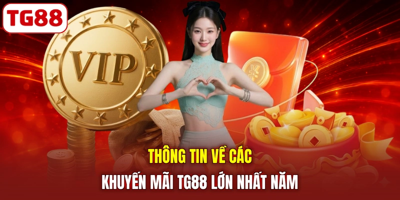 Thông tin về các khuyến mãi TG88 lớn nhất năm